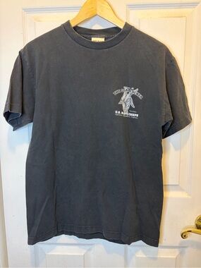 U.S. Navy Chiefs 'The Goat Locker' Black Graphic Short-Sleeve Tee